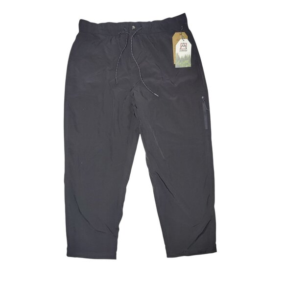 Avalanche Black Fleece-Lined Hiking Pants High Rise Straight Leg XL NWT - Picture 1 of 10